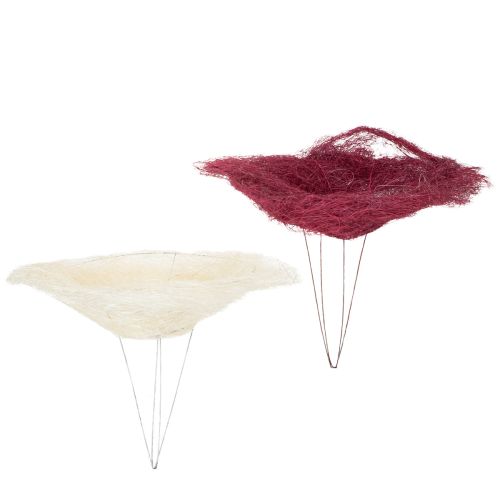 Floristik24 Bouquet collar, floral accessory for creative flower arrangements, 20cm, 8 pieces