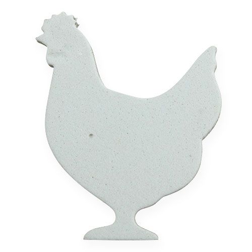 Product Sprinkle decoration Easter chicken, rabbit white 4cm 96p