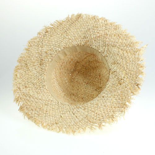 Floristik24 Straw hat with flower Ø40cm