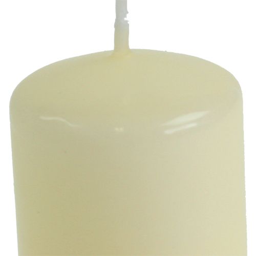 Product Pillar candle 120/40 cream 24 pcs