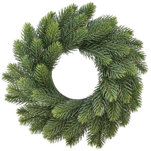 Product Artificial fir wreath, green, Ø30cm - Christmas decoration, door wreath, Advent wreath, table decoration, easy to care for