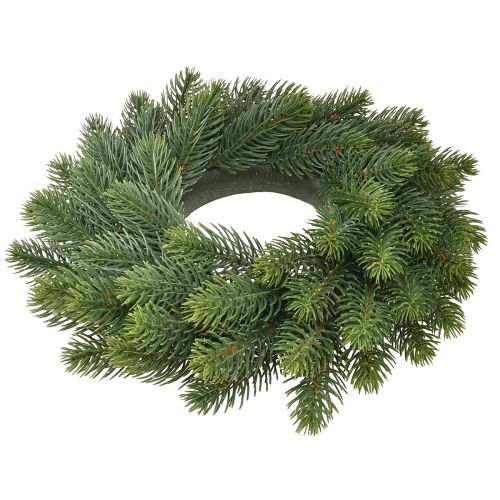 Product Artificial fir wreath, green, Ø30cm - Christmas decoration, door wreath, Advent wreath, table decoration, easy to care for