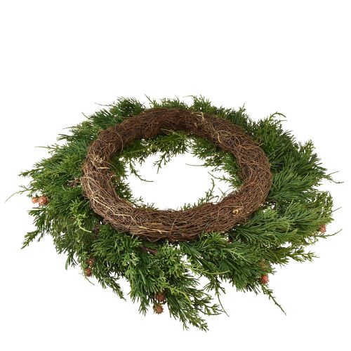Product Fir wreath Thuja with buds base vine wreath Ø50cm