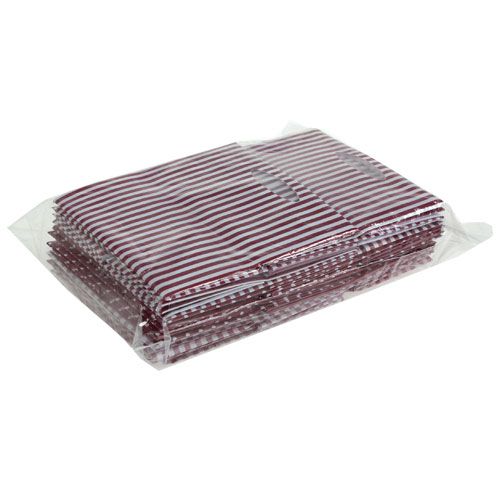 Floristik24 Bag plastic Bordeaux sort. 12cm x 12cm 12pcs