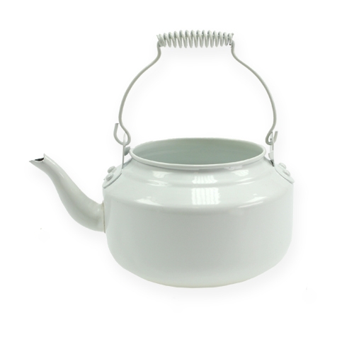 Product Decorative metal teapot with vintage look for flower arrangements