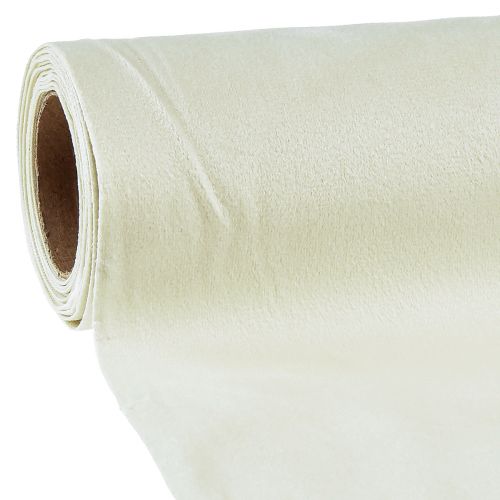 Product Table runner velvet table runner cream decorative fabric 28×270cm