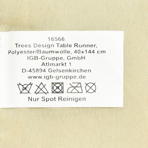 Product Table runner Christmas fir trees green 140x41,5cm