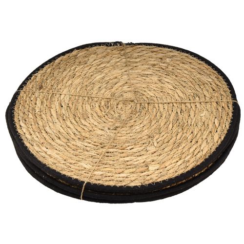 Product Table mat rush grass placemat round Ø35cm 4 pieces