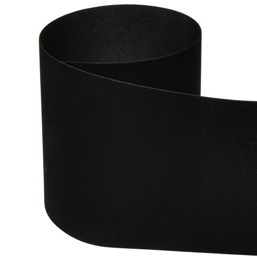 Floristik24 Mourning ribbon velour ribbon black width 100mm 8m
