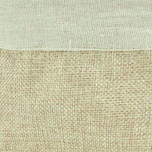 Product Planter jute fabric basket utensil natural Ø21cm H19cm 3pcs