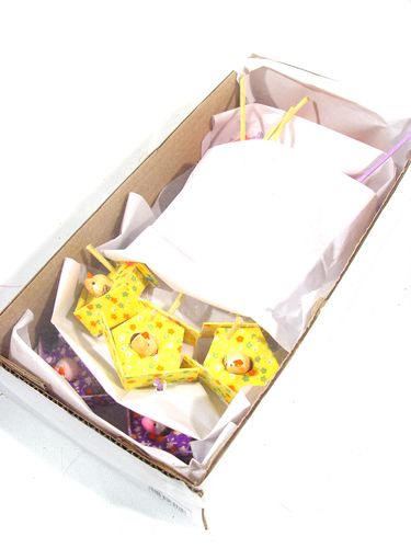 Floristik24 Bird house with bird on pick 3cm 12pcs