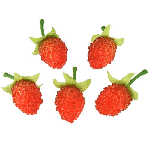 Floristik24 Wild strawberries 3.5cm 24 pcs