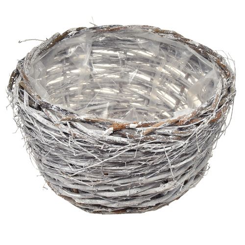 Product Rustic wicker basket set – 3 sizes (40cm, 33cm, 26cm) – Ideal for decoration and storage in country style – Set of 3 pieces