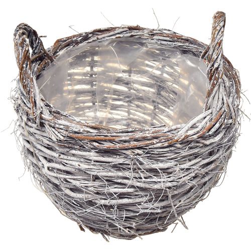 Floristik24 Wicker basket set in white-washed – 3 sizes (42cm, 36cm, 26cm) – Versatile for decoration and storage – Set of 3