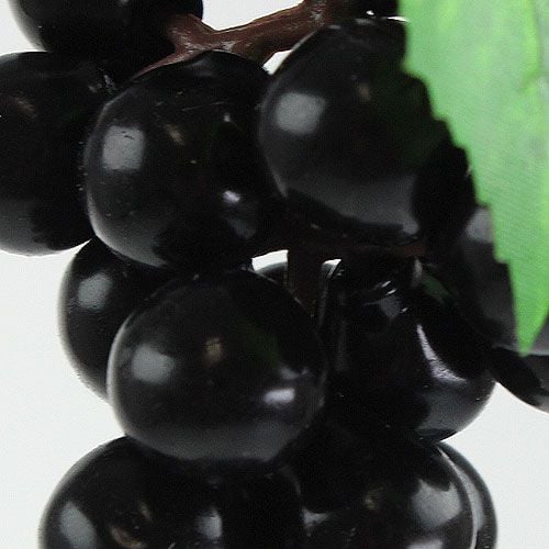 Artificial mini grapes black 9cm