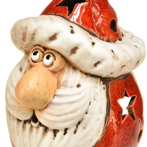 Product Cozy Santa Claus lantern in red – 18 cm – atmospheric Christmas decoration