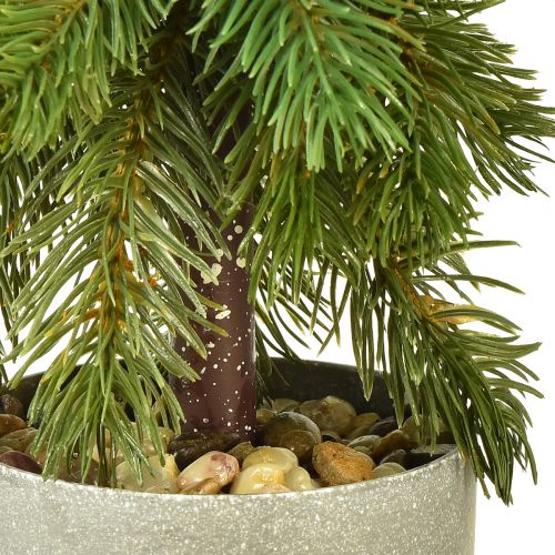 Product Artificial Christmas tree in pot green 55cm