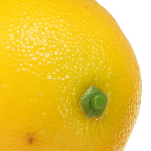 Product Artificial Lemon Decorative Fruits, Plastic, Yellow, for Home Decor and Shop Windows, Ø5.5cm, H8cm, 6-Pack