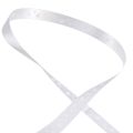 Floristik24 Gift ribbon white wedding ribbon decorative ribbon 15mm 20m