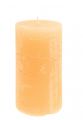 Floristik24 Candles apricot light colored pillar candles 85×150mm 2pcs