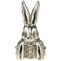 Floristik24 Decorative Easter Bunny Gold Ceramic Decorative Bunny Bust H23.5cm