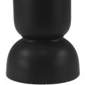 Floristik24 Ceramic Vase Black Modern Oval Shape Ø11cm H25.5cm