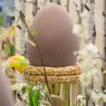 Floristik24 Easter egg flocked large 40cm