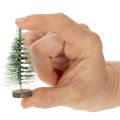 Artificial mini Christmas trees as table decorations for Christmas, snow-covered, 6cm, 12 pieces | Floristik24.ie