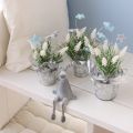 Elk Decorative Edge Sitter H31cm Grey 3 pcs | Floristik24.ie