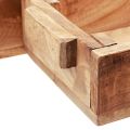 Floristik24 Box for planting wooden plant box 48.5/40.5/32.5cm set of 3