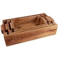 Floristik24 Box for planting wooden plant box 48.5/40.5/32.5cm set of 3