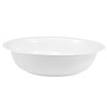 Floristik24 Metal bowl bowl white enamel look Ø29cm H7.5cm