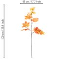 Artificial maple branch as autumn decoration 100cm | Floristik24.ie
