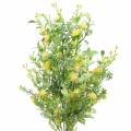 Floristik24 Bouquet with grass and flowers artificial yellow 53cm