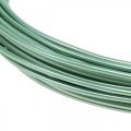Floristik24 Aluminum wire Ø2mm Green Matt 100g 12m