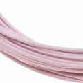 Floristik24 Aluminum wire Ø2mm pastel pink 100g 12m