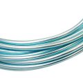 Floristik24 Aluminum wire 2mm aluminum wire light blue jewelry wire 3m