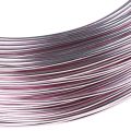 Floristik24 Aluminum wire Ø2mm pink decorative wire round 480g