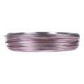 Floristik24 Aluminum wire Ø2mm pink decorative wire round 480g