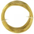 Floristik24 Aluminum wire Ø1mm gold decoration wire round 120g