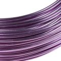 Floristik24 Aluminum wire purple Ø2mm jewelry wire lavender round 500g 60m