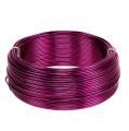 Floristik24 Aluminum Wire Ø2mm Pink 500g (60m)