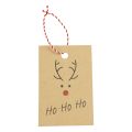 Floristik24 Christmas pendant for crafting reindeer 5.5x8.5cm 4pcs
