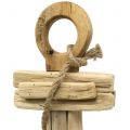 Floristik24 Decorative anchor wood H52cm