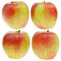 Floristik24 Artificial apple, decorative fruit Ø8cm 4pcs
