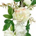 Floristik24 Peony topper, table decoration, Paeonia branch white L60cm