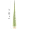 Artificial Christmas tree, decorative tree on a wooden base, 60cm | Floristik24.ie