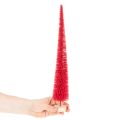 Decorative narrow Christmas tree, artificial Christmas tree on wooden base, 40cm, 3 pieces | Floristik24.ie