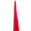 Decorative narrow Christmas tree, artificial Christmas tree on wooden base, 40cm, 3 pieces | Floristik24.ie