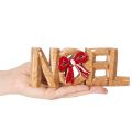 Noel lettering with bow, Christmas decoration, 18cm | Floristik24.ie